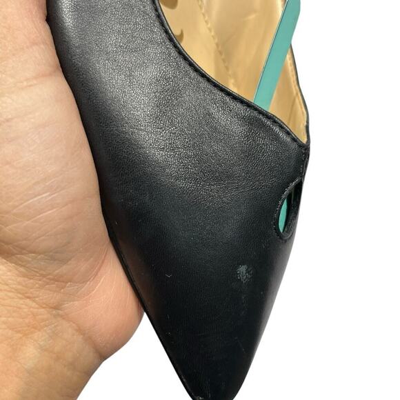 Sam Edelman Ruby Leather Upper Pointed Flats / Size-8 - Picture 7 of 9